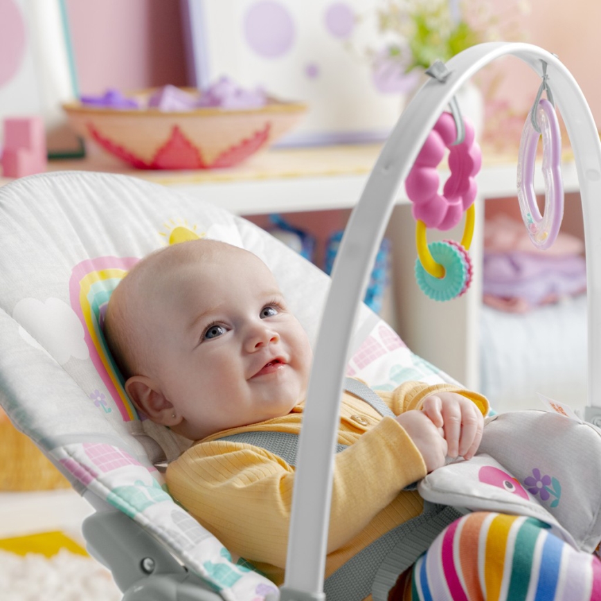 Bright Starts - Dečija vibrirajuća njihalica ROSY RAINBOW 1xLR14