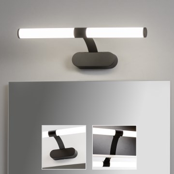 Brilagi - 2 u 1 LED osvetljenje za kupatilsko ogledalo TUBEO LED/6W/230V 40 cm IP44 crna