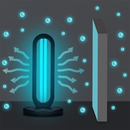 Brilagi - Dezinfekcijska germicidna lampa UVC/38W/230V + Daljinski upravljač