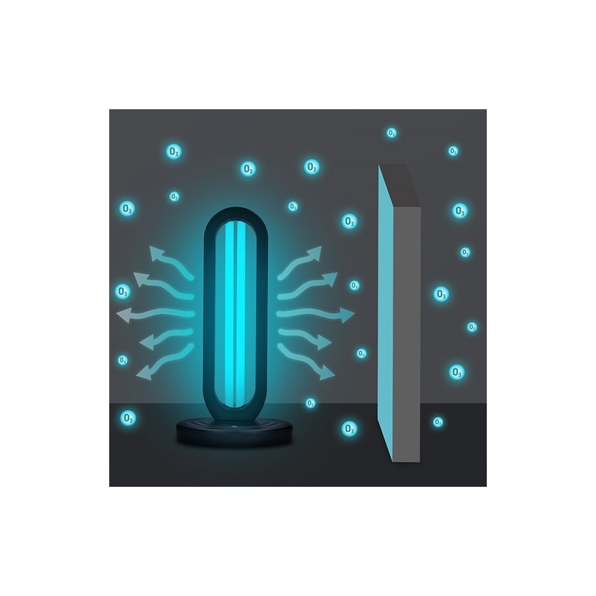 Brilagi - Dezinfekcijska germicidna lampa UVC/38W/230V + Daljinski upravljač