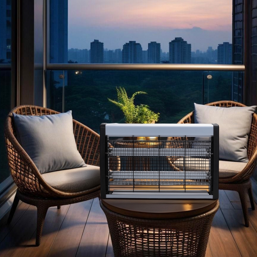 Brilagi - Električni lapač insekata 2xUV/15W/230V 80 m2