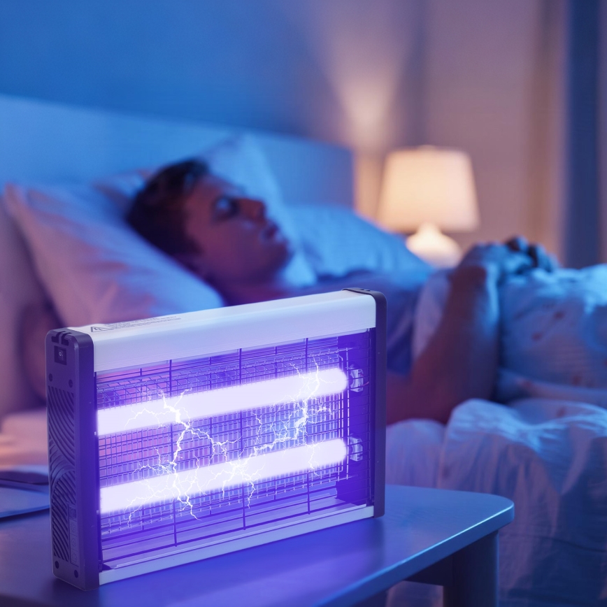 Brilagi - Električni lapač insekata 2xUV/15W/230V 80 m2