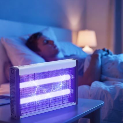 Brilagi - Električni lapač insekata 2xUV/18W/230V, za prostor do 100 m2