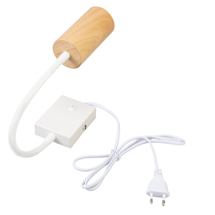 Brilagi - Fleksibilna zidna lampa SELE 1xGU10/30W/230V bela/braon