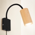 Brilagi - Fleksibilna zidna lampa SELE 1xGU10/30W/230V crno/braon