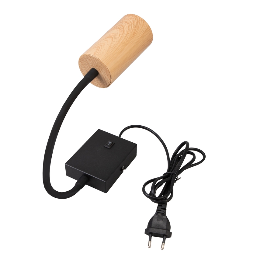 Brilagi - Fleksibilna zidna lampa SELE 1xGU10/30W/230V crno/braon