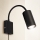 Brilagi - Fleksibilna zidna lampa SELE 1xGU10/30W/230V crno