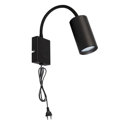 Brilagi - Fleksibilna zidna lampa SELE 1xGU10/30W/230V crno