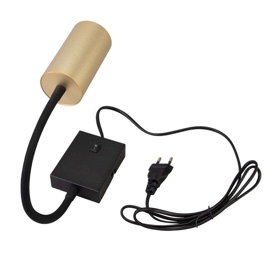 Brilagi - Fleksibilna zidna lampa SELE 1xGU10/30W/230V crno/zlatna
