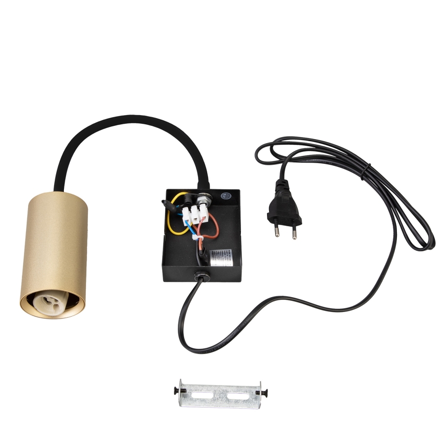 Brilagi - Fleksibilna zidna lampa SELE 1xGU10/30W/230V crno/zlatna