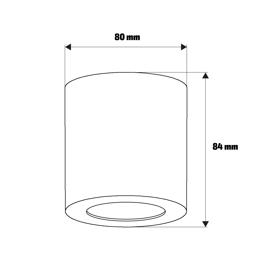 Brilagi - Kupatilsko spot svetlo MIA 1xGU10/30W/230V 84x80 mm bež IP44
