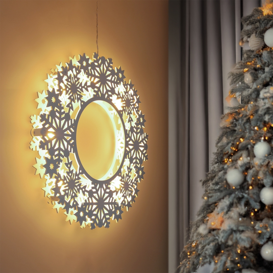 Brilagi - LED božićna dekoracija LED/2xAA venac 30 cm