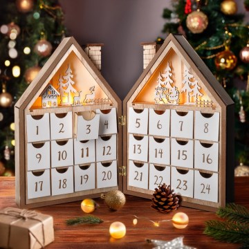 Brilagi - LED božićna dekoracija LED/2xAAA adventski kalendar