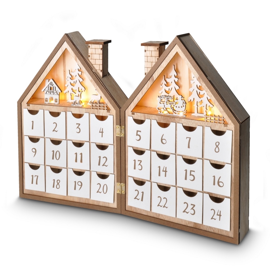 Brilagi - LED božićna dekoracija LED/2xAAA adventski kalendar