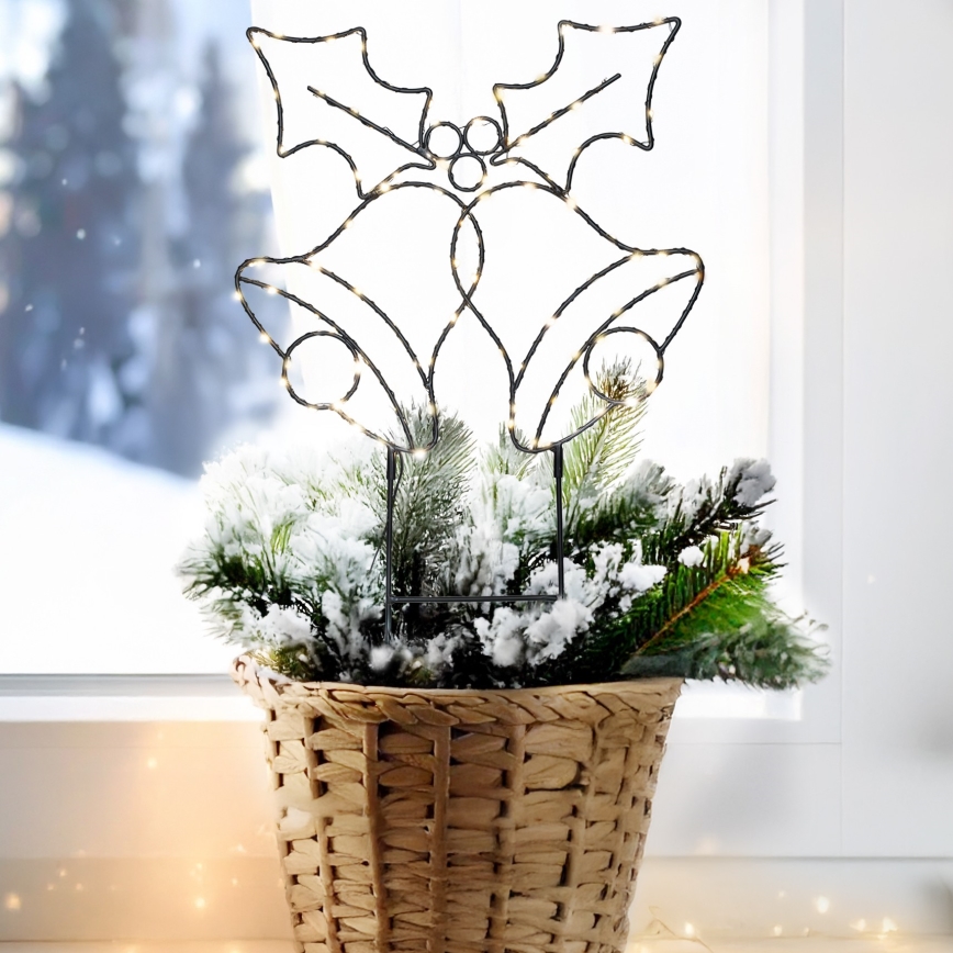 Brilagi - LED božićna dekoracija LED/3xAA IP44 zvončići