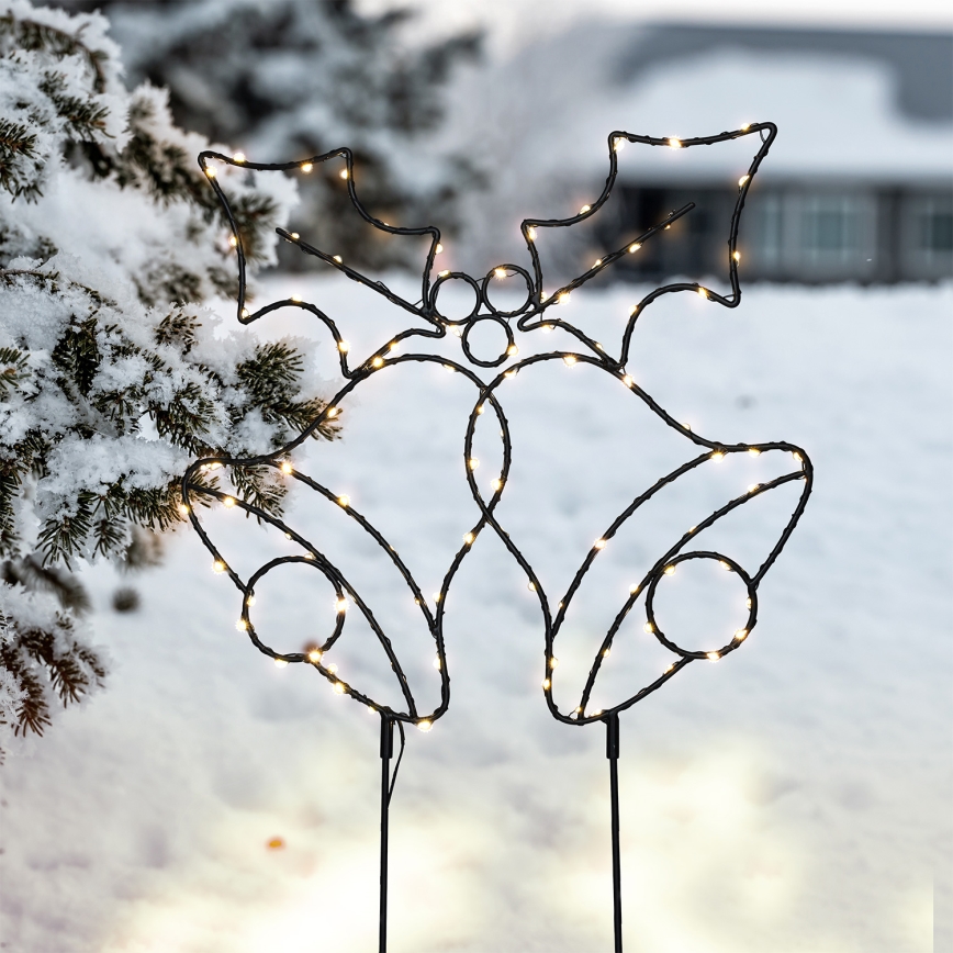 Brilagi - LED božićna dekoracija LED/3xAA IP44 zvončići