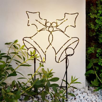 Brilagi - LED božićna dekoracija LED/3xAA IP44 zvončići