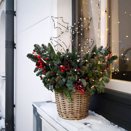 Brilagi - LED božićna dekoracija LED/3xAA IP44 zvončići