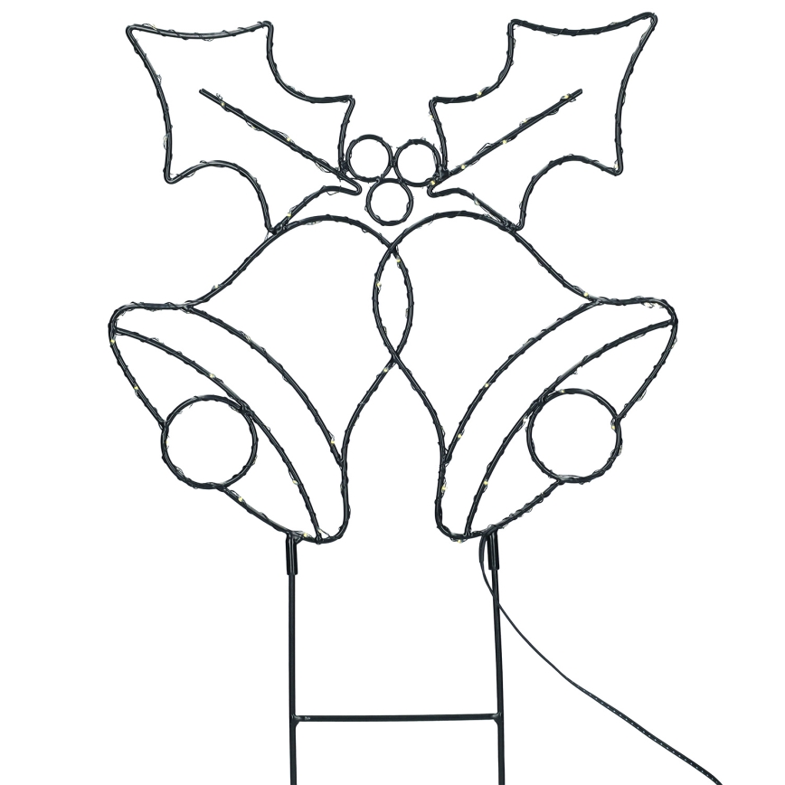 Brilagi - LED božićna dekoracija LED/3xAA IP44 zvončići