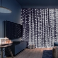 Brilagi - LED božićna zavesa 300xLED/8 funkcija/3xAA/USB 1,2m hladna bela