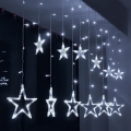 Brilagi - LED božićna zavesa 77xLED/3xAA/USB 1,8m hladna bela