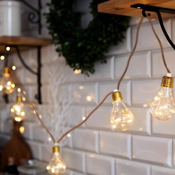 Brilagi - LED dekorativni lanac 10xLED/3xAA 1,8m topla bela