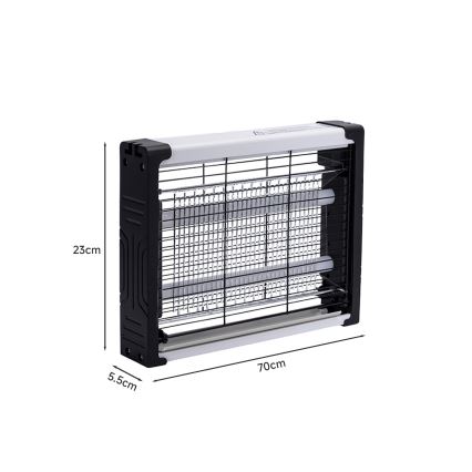 Brilagi - LED električni lapač insekata UV 2xLED/7,5W/230V 90 m2
