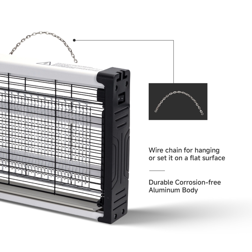 Brilagi - LED električni UV lapač insekata 2xLED/2W/230V 20 m2