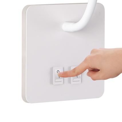 Brilagi - LED Fleksibilna zidna lampa MAYA Double LED/4W/230V + LED/3W bela