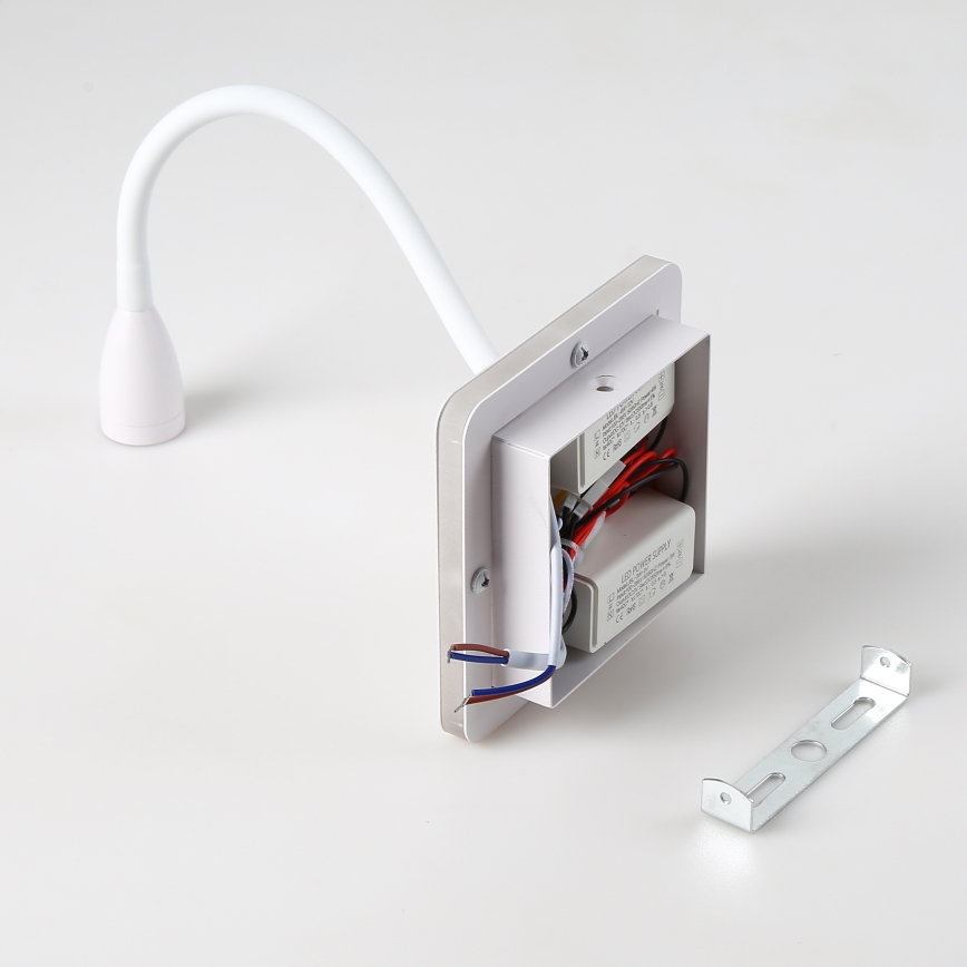 Brilagi - LED Fleksibilna zidna lampa MAYA Double LED/4W/230V + LED/3W bela