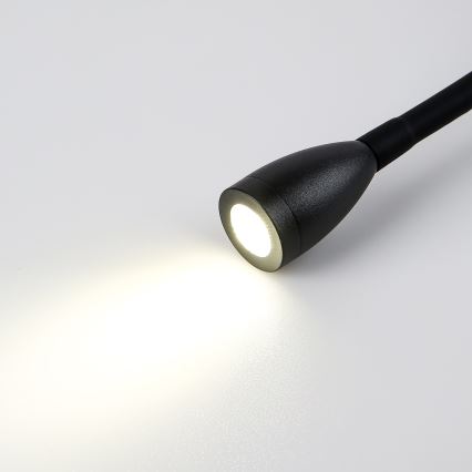 Brilagi - LED Fleksibilna zidna lampa MAYA Double LED/4W/230V + LED/3W crno