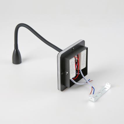 Brilagi - LED Fleksibilna zidna lampa MAYA Double LED/4W/230V + LED/3W crno