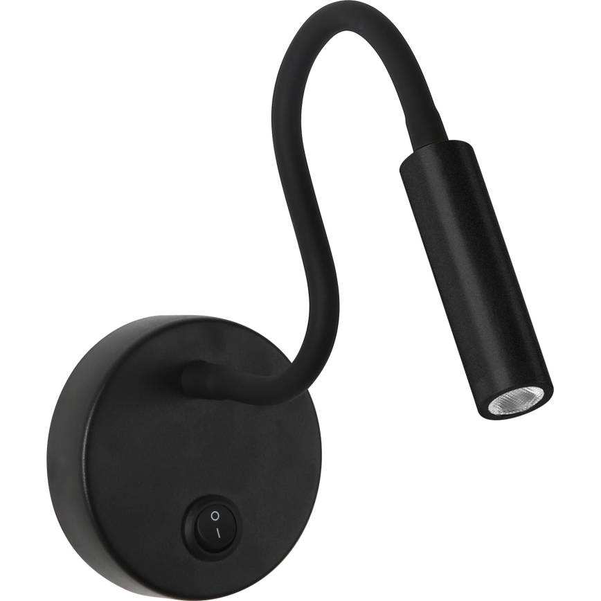 Brilagi - LED fleksibilna zidna lampa MAYA LED/3W/230V 4000K crna