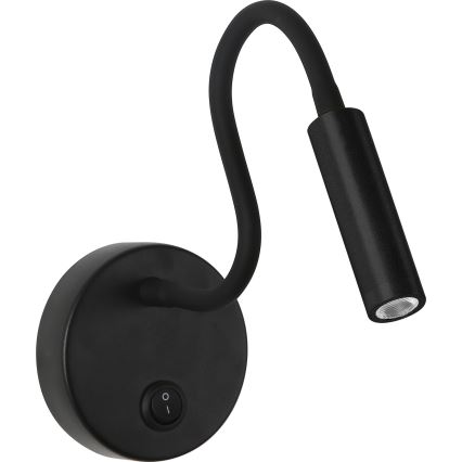 Brilagi - LED Fleksibilna zidna lampa MAYA LED/3W/230V 4000K crno