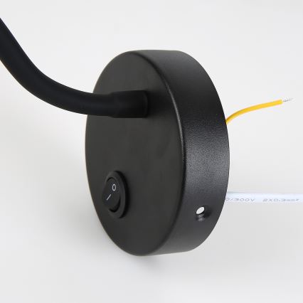 Brilagi - LED Fleksibilna zidna lampa MAYA LED/3W/230V 4000K crno