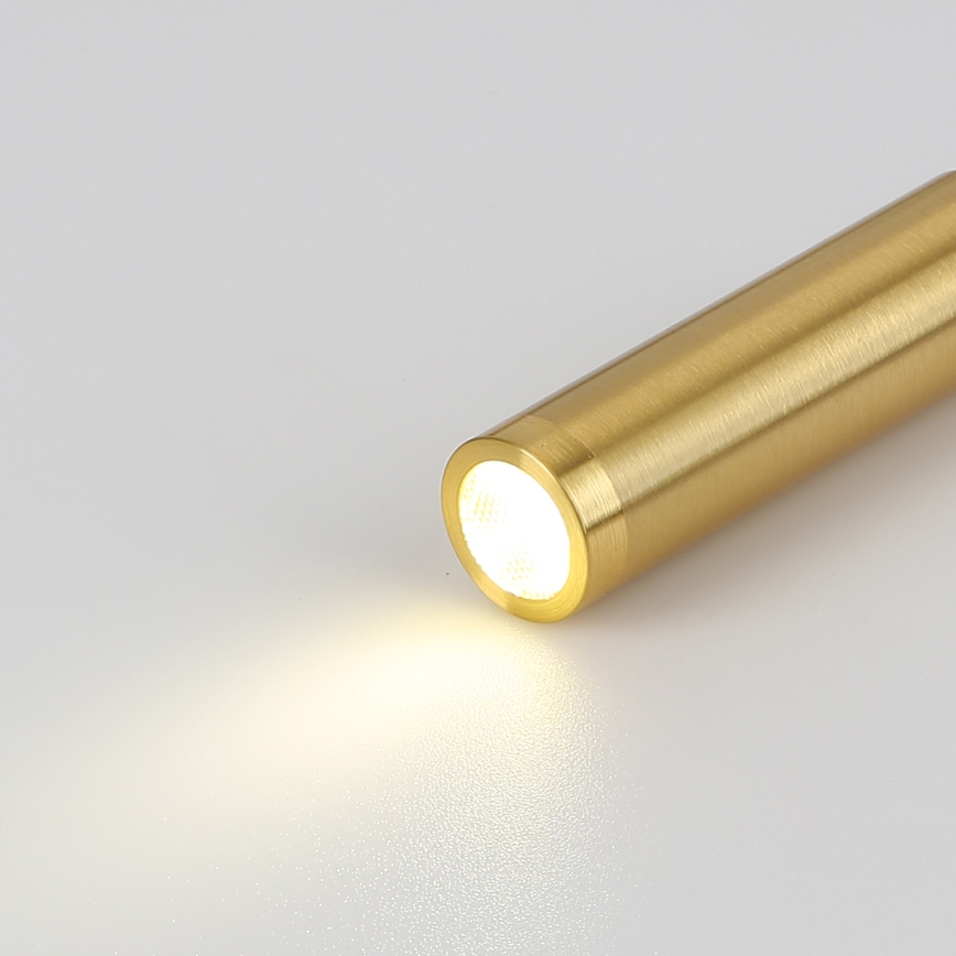 Brilagi - LED Fleksibilna zidna lampa MAYA LED/3W/230V 4000K crno/zlatna