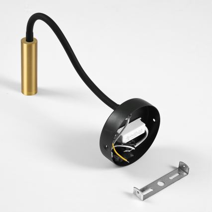Brilagi - LED Fleksibilna zidna lampa MAYA LED/3W/230V 4000K crno/zlatna