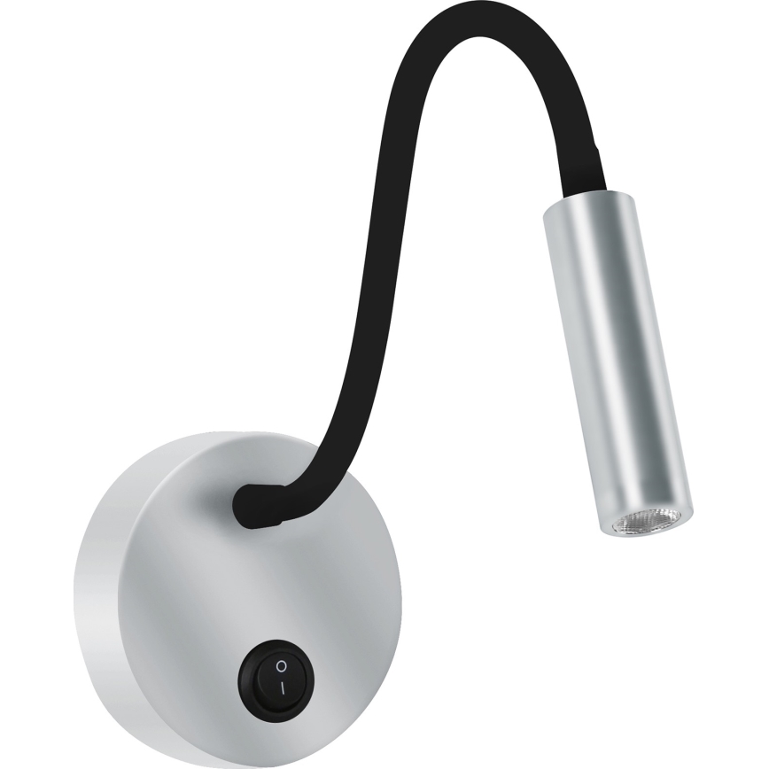 Brilagi - LED fleksibilna zidna lampa MAYA LED/3W/230V 4000K srebrna