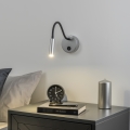 Brilagi - LED Fleksibilna zidna lampa MAYA LED/3W/230V 4000K srebrno
