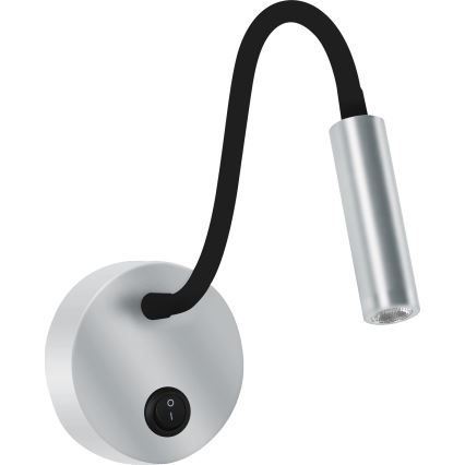 Brilagi - LED Fleksibilna zidna lampa MAYA LED/3W/230V 4000K srebrno