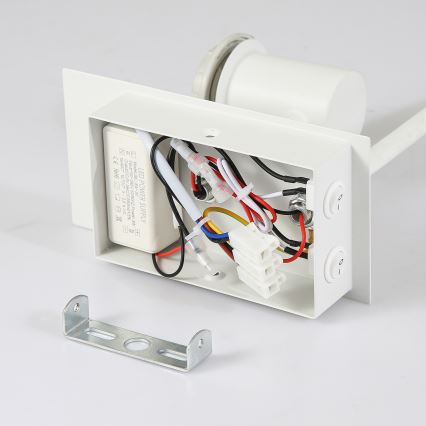 Brilagi - LED Fleksibilna zidna lampa NUBILA 1xE27/25W/230V + LED/3W bela