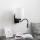Brilagi - LED Fleksibilna zidna lampa NUBILA 1xE27/25W/230V + LED/3W crno/bela