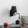 Brilagi - LED Fleksibilna zidna lampa NUBILA 1xE27/25W/230V + LED/3W crno