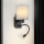 Brilagi - LED Fleksibilna zidna lampa NUBILA 1xE27/25W/230V + LED/3W crno/sivo