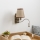 Brilagi - LED Fleksibilna zidna lampa NUBILA 1xE27/25W/230V + LED/3W mat krom/braon