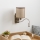 Brilagi - LED Fleksibilna zidna lampa NUBILA 1xE27/25W/230V + LED/3W mat krom/braon