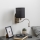 Brilagi - LED Fleksibilna zidna lampa NUBILA 1xE27/25W/230V + LED/3W mat krom/crno