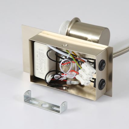 Brilagi - LED Fleksibilna zidna lampa NUBILA 1xE27/25W/230V + LED/3W mat krom/kremasta