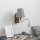 Brilagi - LED Fleksibilna zidna lampa NUBILA 1xE27/25W/230V + LED/3W mat krom/sivo