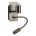 Brilagi - LED Fleksibilna zidna lampa NUBILA 1xE27/25W/230V + LED/3W mesing